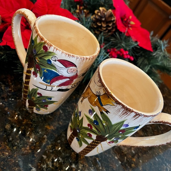Tropical Palm Tree Tall Christmas Mug SET-Fiji Christmas - Picture 11 of 11